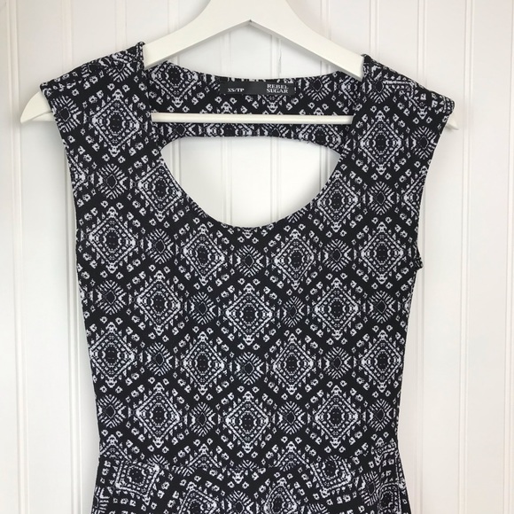 Rebel Sugar Fit & Flare Dress, Aztec, Cut Out Back - Picture 4 of 8
